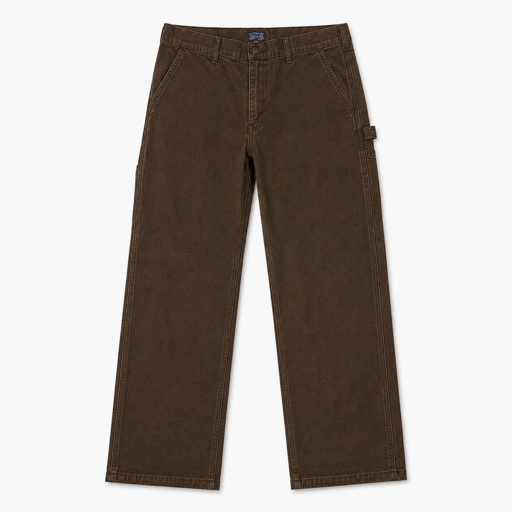 Levis Brown Carpenter Pants Mens 34x30 Work Utility Relaxed Casual